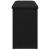 Bancă pentru pantofi Negru 80 x 30 x 48 cm Lemn compozit GartenMobel Dekor