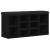 Bancă pentru pantofi Negru 100 x 30 x 48 cm Lemn compozit GartenMobel Dekor