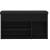 Bancă pentru pantofi Negru 80 x 30 x 45 cm Lemn compozit GartenMobel Dekor