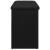 Bancă pentru pantofi Negru 80 x 30 x 45 cm Lemn compozit GartenMobel Dekor