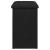 Bancă pentru pantofi Negru 60 x 30 x 48 cm Lemn compozit GartenMobel Dekor