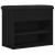 Bancă pentru pantofi Negru 60 x 30 x 48 cm Lemn compozit GartenMobel Dekor