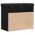 Bancă pentru pantofi Negru 60 x 30 x 48 cm Lemn compozit GartenMobel Dekor