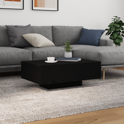 Masă de Cafea Stejar negru 85 x 55 x 31 cm Lemn compozit GartenMobel Dekor