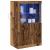 Dulap lateral Lemn vechi 60.5 x 37 x 100 cm Lemn compozit GartenMobel Dekor
