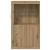 Dulap lateral stejar artizanal 60.5 x 37 x 100 cm Lemn compozit GartenMobel Dekor