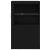 Dulap lateral Stejar negru 60.5 x 37 x 100 cm Lemn compozit GartenMobel Dekor