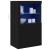 Dulap lateral Stejar negru 60.5 x 37 x 100 cm Lemn compozit GartenMobel Dekor