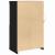 Dulap lateral Stejar negru 60.5 x 37 x 100 cm Lemn compozit GartenMobel Dekor