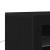 Dulap lateral Stejar negru 60.5 x 37 x 100 cm Lemn compozit GartenMobel Dekor