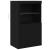 Dulap lateral Stejar negru 60.5 x 37 x 100 cm Lemn compozit GartenMobel Dekor