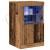 Dulap lateral 2 pcs Lemn vechi 41 x 37 x 67 cm Lemn compozit GartenMobel Dekor