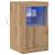 Dulap lateral 2 pcs stejar artizanal 41 x 37 x 67 cm GartenMobel Dekor