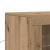 Dulap lateral 2 pcs stejar artizanal 41 x 37 x 67 cm GartenMobel Dekor