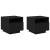 Noptieră 2 pcs Stejar negru 40 x 39 x 37 cm Lemn compozit GartenMobel Dekor