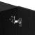 Cabinet TV Stejar Negru 100 x 30 x 41 cm Lemn compozit GartenMobel Dekor