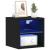 Cabinet TV Negru 30 x 28.5 x 30 cm Lemn compozit GartenMobel Dekor