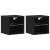 Cabinet TV 2 pcs Negru 30 x 28.5 x 30 cm Lemn compozit GartenMobel Dekor