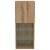 Cabinet TV stejar artizanal 40.5 x 30 x 102 cm Lemn compozit GartenMobel Dekor