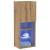Cabinet TV stejar artizanal 40.5 x 30 x 102 cm Lemn compozit GartenMobel Dekor