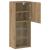 Cabinet TV stejar artizanal 40.5 x 30 x 102 cm Lemn compozit GartenMobel Dekor