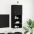 Cabinet TV Stejar Negru 40.5 x 30 x 102 cm Lemn compozit GartenMobel Dekor