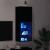 Cabinet TV Stejar Negru 40.5 x 30 x 102 cm Lemn compozit GartenMobel Dekor