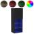 Cabinet TV Stejar Negru 40.5 x 30 x 102 cm Lemn compozit GartenMobel Dekor