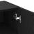 Cabinet TV Stejar Negru 40.5 x 30 x 102 cm Lemn compozit GartenMobel Dekor