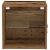 Raft suspendat cu raft Maro 40 x 28.5 x 40 cm Lemn compozit GartenMobel Dekor