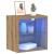 Raft suspendat cu raft Maro 40 x 28.5 x 40 cm Lemn compozit GartenMobel Dekor