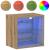 Raft suspendat cu raft Maro 40 x 28.5 x 40 cm Lemn compozit GartenMobel Dekor