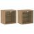 Raft suspendat 2 pcs Maro 40 x 28.5 x 40 cm Lemn compozit GartenMobel Dekor