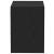 Raft suspendat cu raft Negru 40 x 28.5 x 40 cm Lemn compozit GartenMobel Dekor