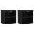 Raft suspendat 2 pcs Negru 40 x 28.5 x 40 cm Lemn compozit GartenMobel Dekor