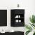Cabinet TV Negru 40 x 30 x 60.5 cm Lemn compozit GartenMobel Dekor