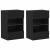 Cabinet TV 2 pcs Negru 40 x 30 x 60.5 cm Lemn compozit GartenMobel Dekor