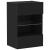 Cabinet TV 2 pcs Negru 40 x 30 x 60.5 cm Lemn compozit GartenMobel Dekor