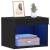 Cabinet TV Pe perete Stejar negru 40 x 30 x 30 cm Lemn compozit GartenMobel Dekor