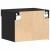 Cabinet TV Pe perete Stejar negru 40 x 30 x 30 cm Lemn compozit GartenMobel Dekor