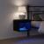 Cabinet TV Pe perete Stejar negru 40 x 30 x 30 cm Lemn compozit GartenMobel Dekor