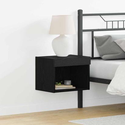 Cabinet TV Pe perete Stejar negru 40 x 30 x 30 cm Lemn compozit GartenMobel Dekor
