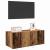 Dulap TV de perete Lemn vechi 80 x 35 x 31 cm Lemn compozit GartenMobel Dekor