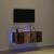 Dulap TV de perete Lemn vechi 80 x 35 x 31 cm Lemn compozit GartenMobel Dekor