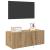 Dulap TV de perete Pe perete stejar artizanal 80 x 35 x 31 cm GartenMobel Dekor