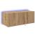 Dulap TV de perete Pe perete stejar artizanal 80 x 35 x 31 cm GartenMobel Dekor