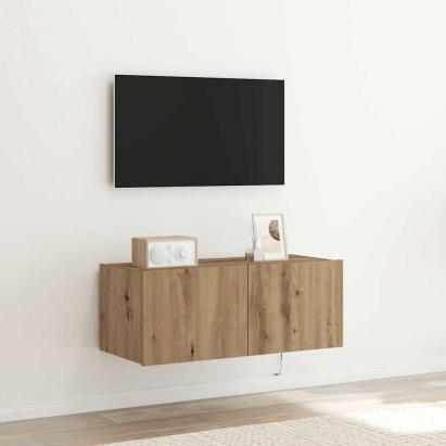 Dulap TV de perete Pe perete stejar artizanal 80 x 35 x 31 cm GartenMobel Dekor
