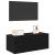 Dulap TV de perete Stejar negru 80 x 35 x 31 cm Lemn compozit GartenMobel Dekor