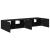 Dulap TV de perete Stejar negru 80 x 35 x 31 cm Lemn compozit GartenMobel Dekor