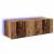 Dulap TV de perete Lemn vechi 100 x 35 x 31 cm Lemn compozit GartenMobel Dekor